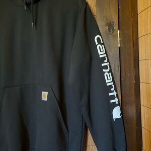 Carhartt Black Sweatshirt with White Logo